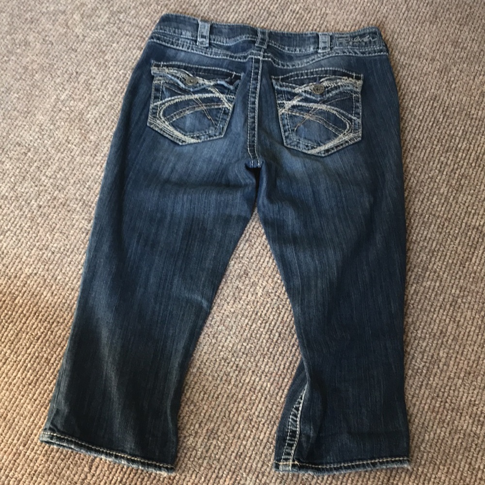 Silver Suki Surplus Capri Jeans Size W32